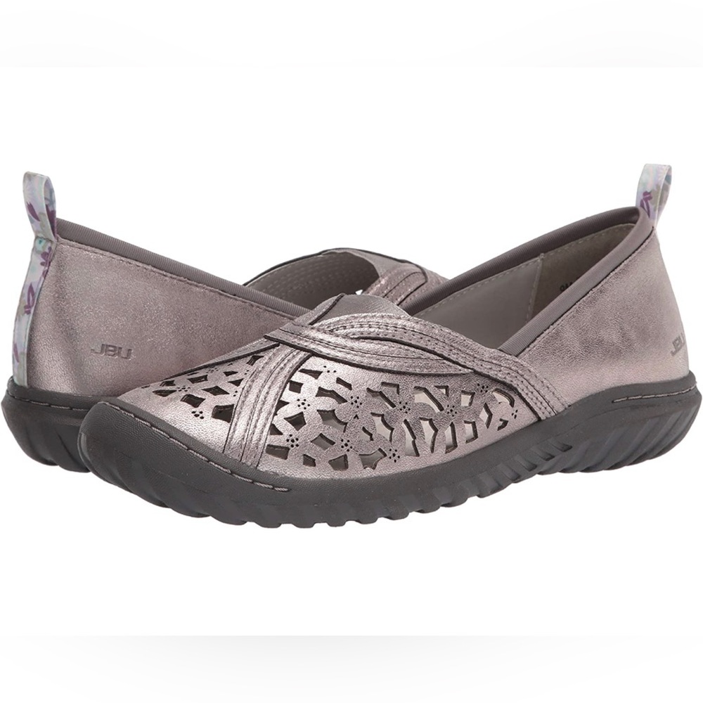 JBU by Jambu Pecan All Terra™ Traction Slip-On Flat Size 8W